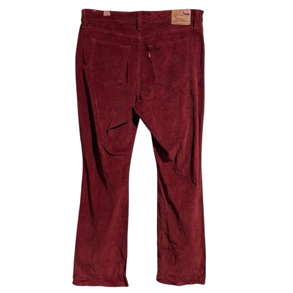 Levi's Women's 725 High Rise Bootcut Corduroy Bootcut Jeans Wine Sz 33 - Picture 3 of 15